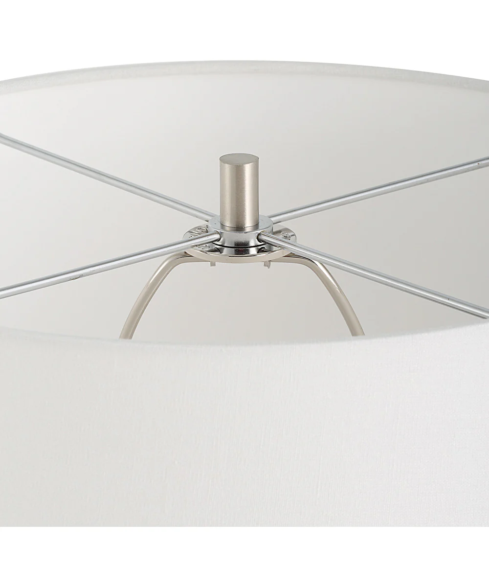 Quinn White & Silver Table Lamp - Image 6