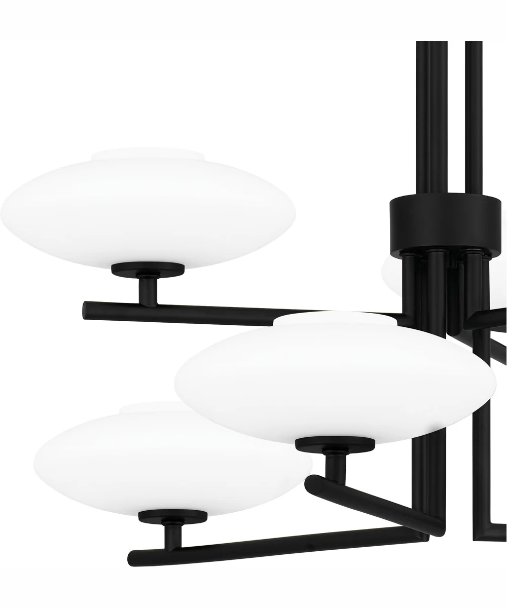 Quoizel Chandelier 6-light Chandelier Matte Black - Image 6