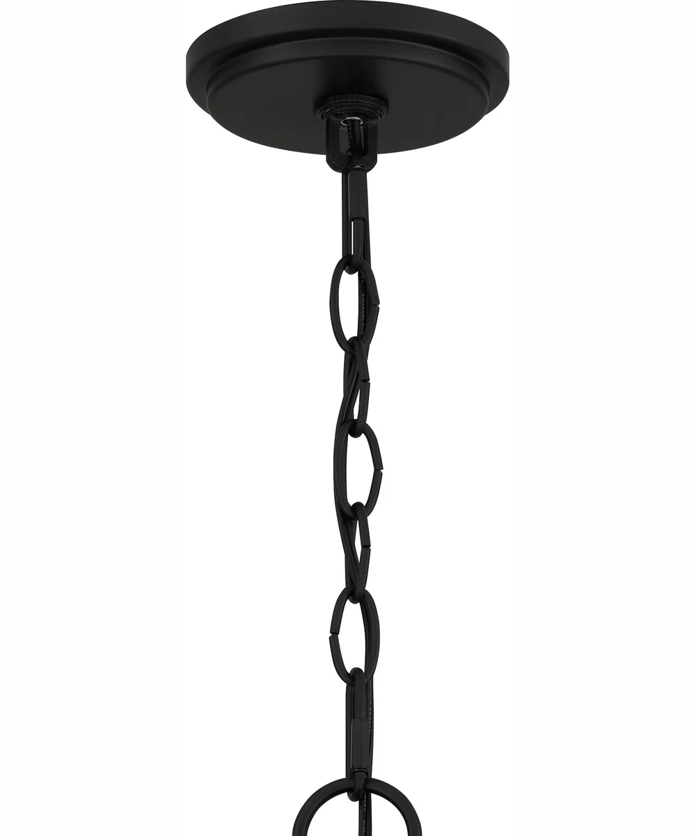 Quoizel Chandelier 6-light Chandelier Matte Black - Image 7