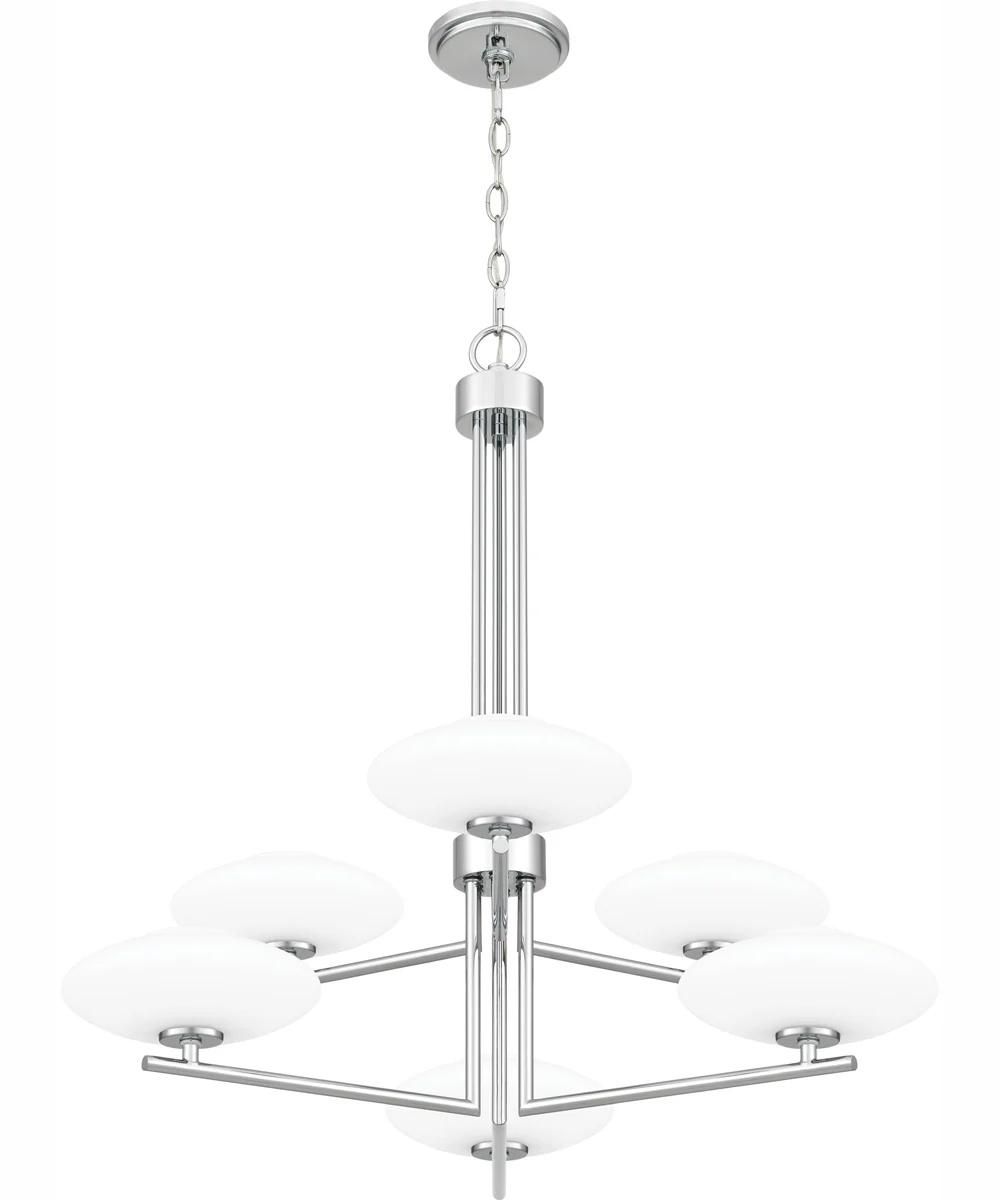 Quoizel Chandelier 6-light Chandelier Polished Chrome - Image 5