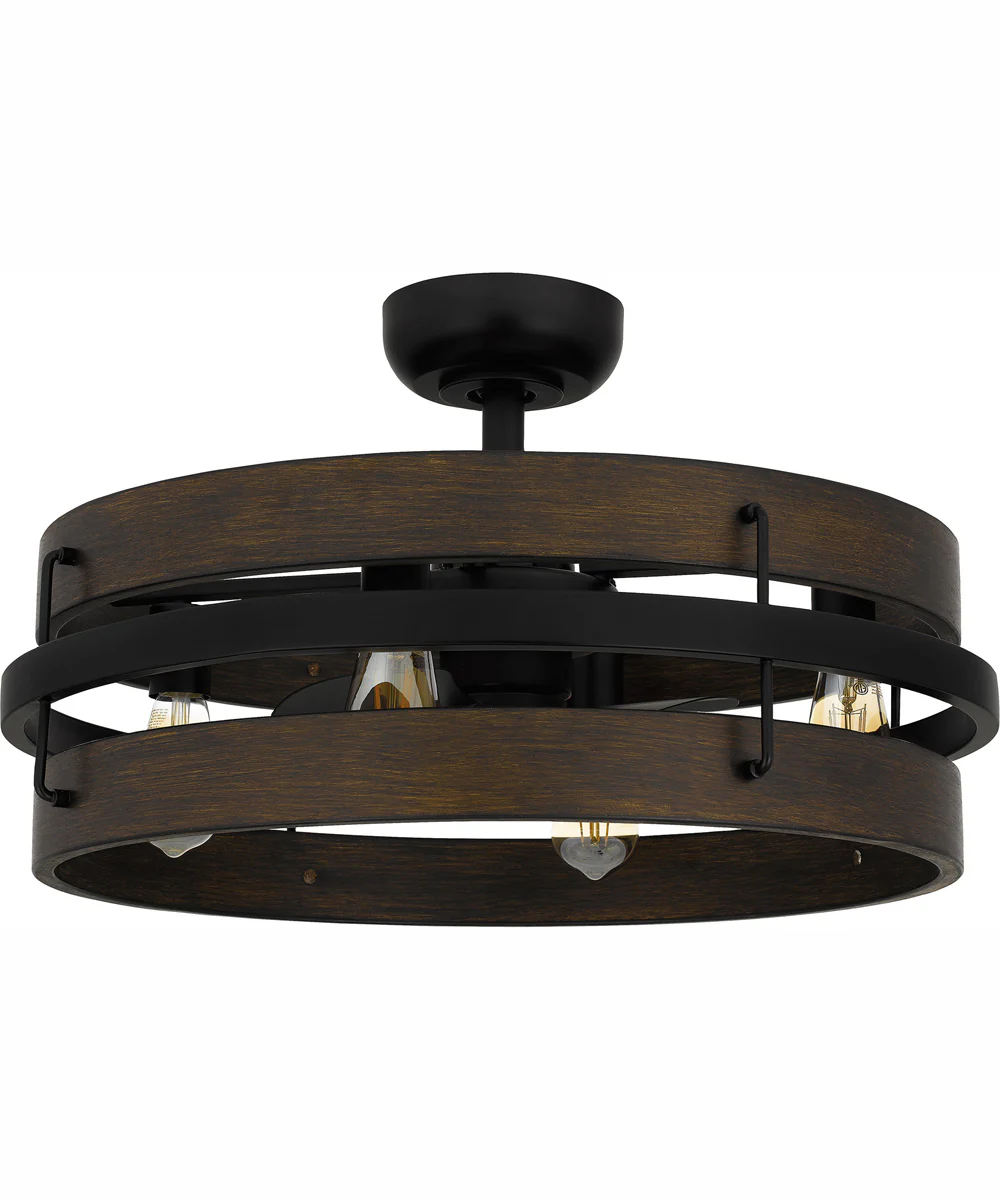 Quoizel Fandelier 4-light Fandelier Matte Black - Image 3