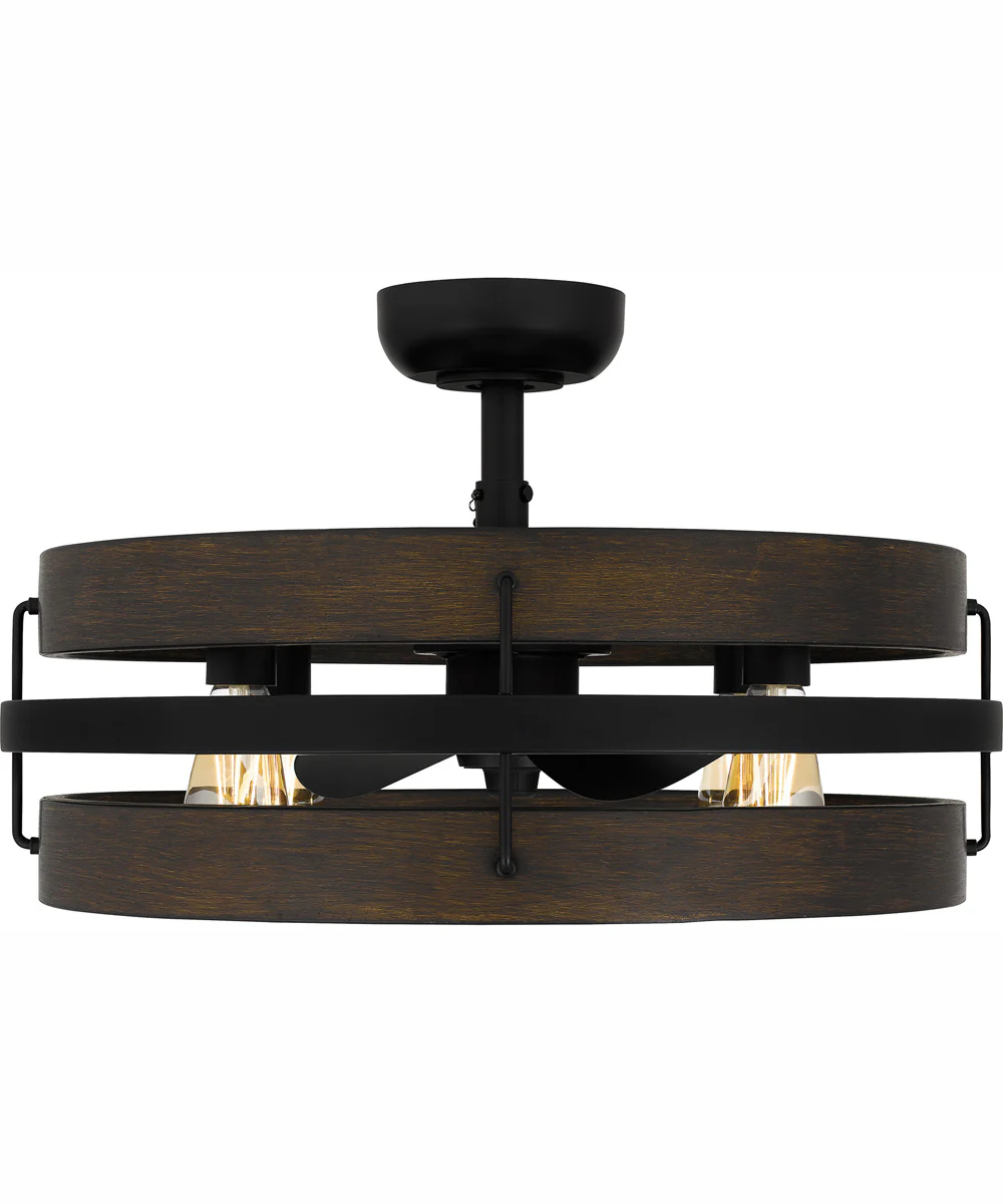 Quoizel Fandelier 4-light Fandelier Matte Black - Image 4