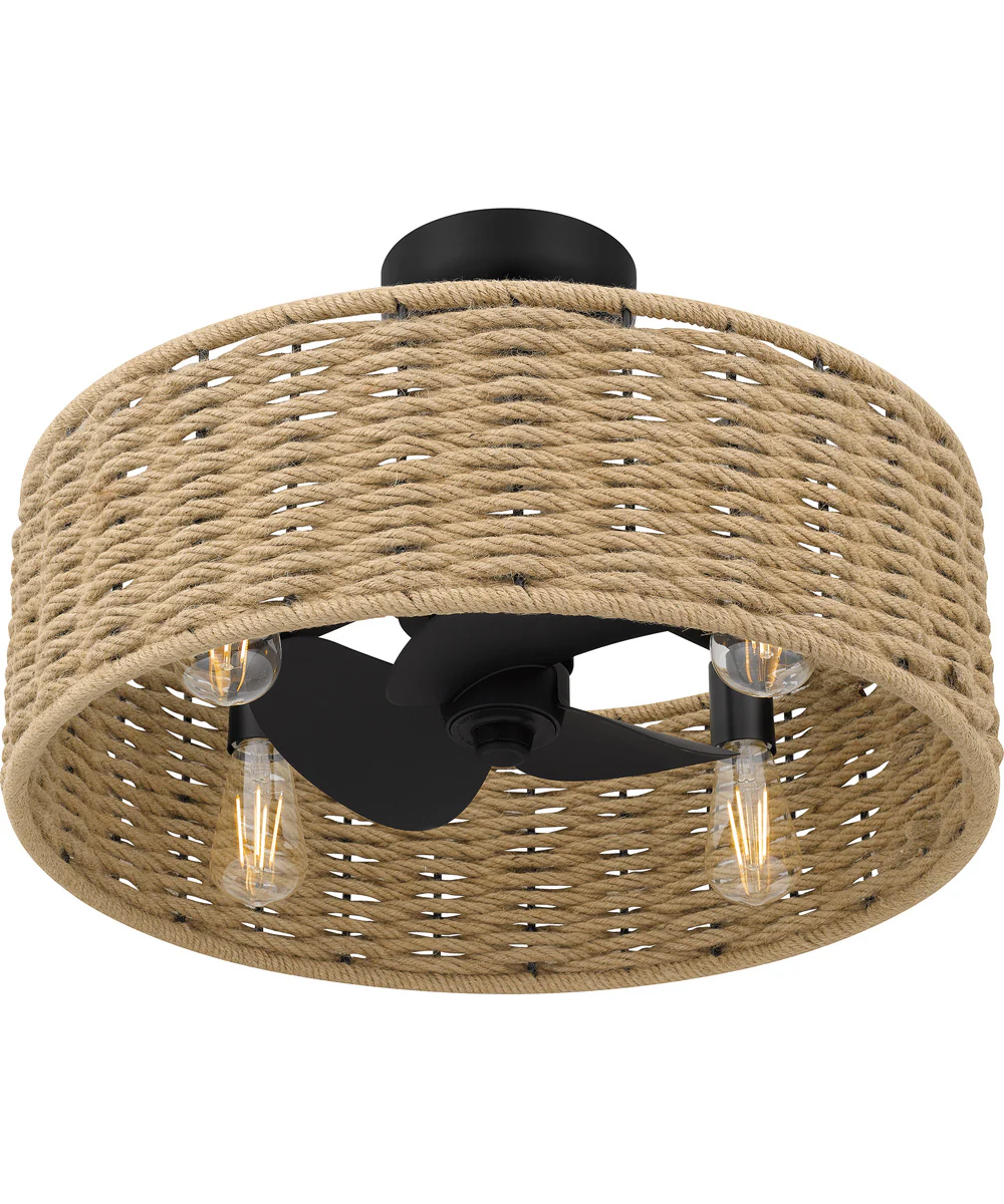 Quoizel Fandelier 4-light Fandelier Matte Black - Image 4