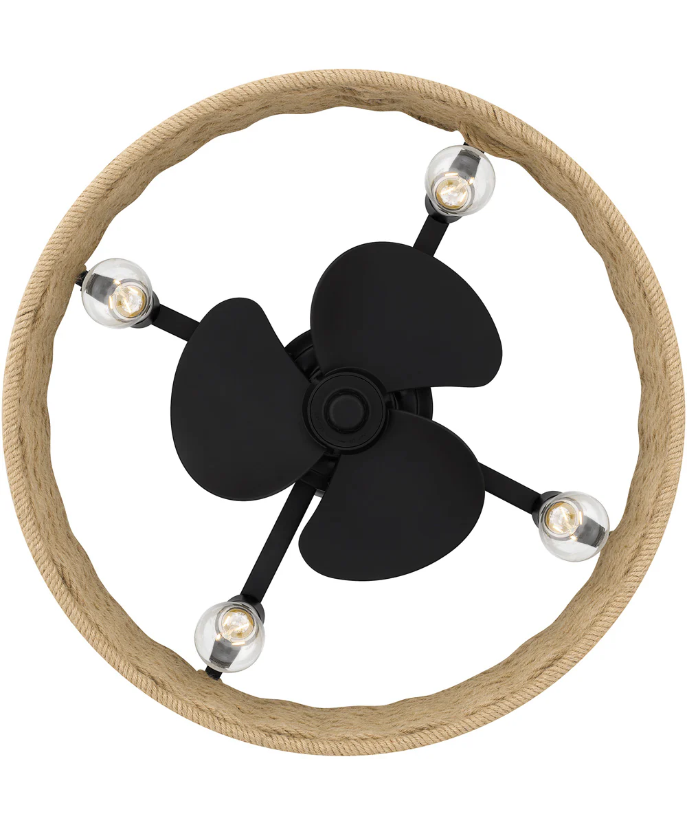 Quoizel Fandelier 4-light Fandelier Matte Black - Image 5