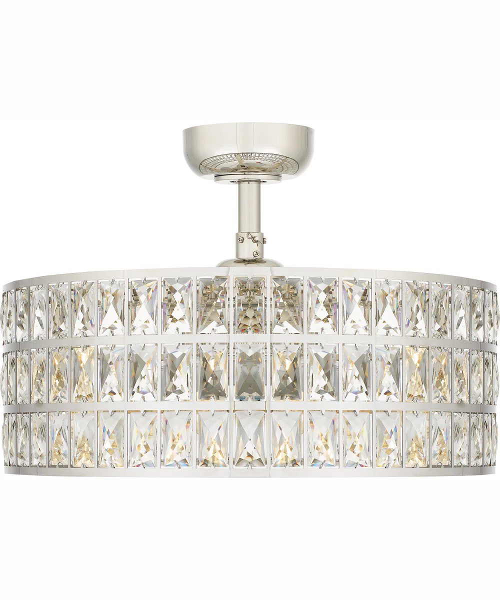 Quoizel Fandelier 4-light Fandelier Polished Nickel - Image 4