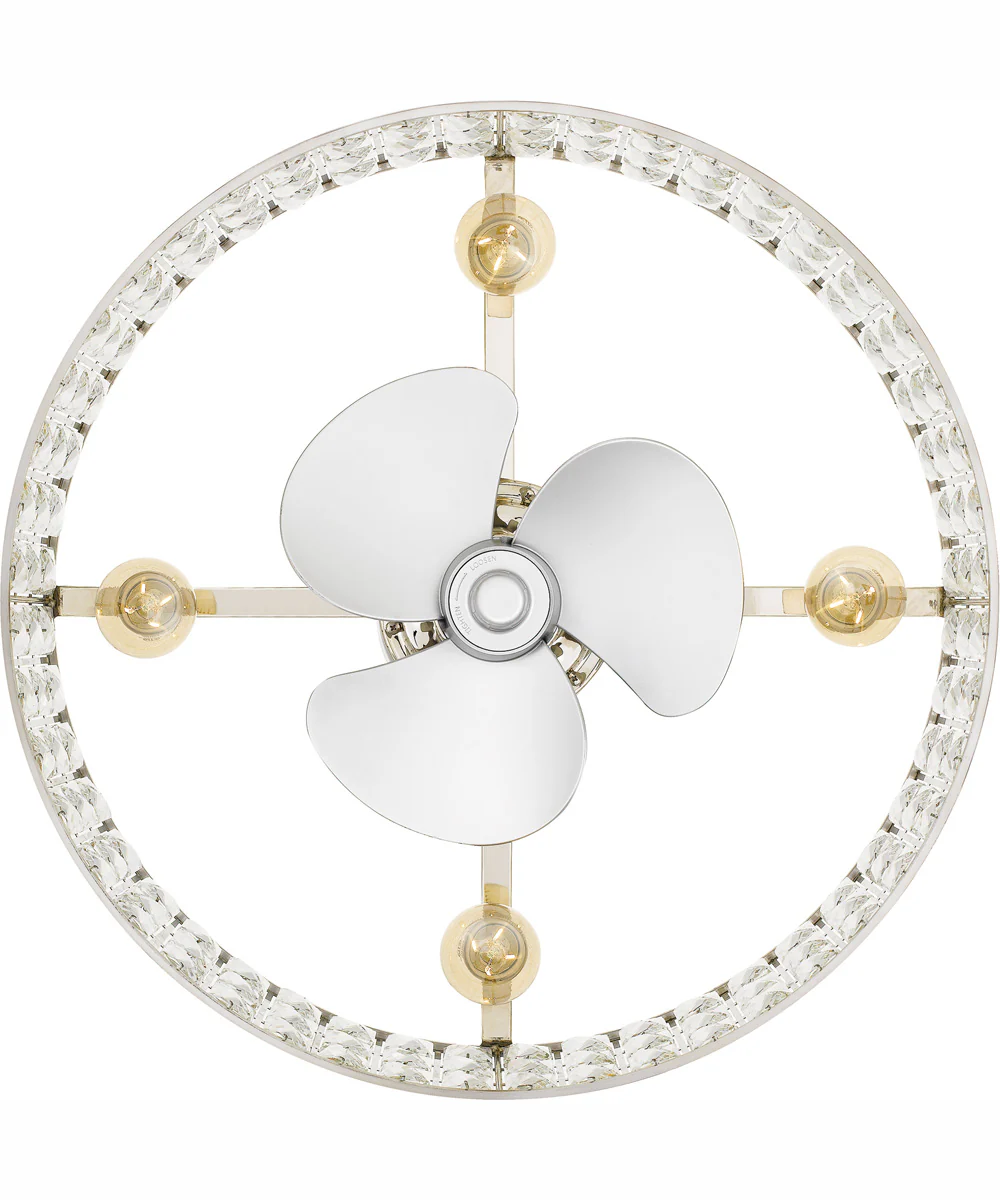 Quoizel Fandelier 4-light Fandelier Polished Nickel - Image 6