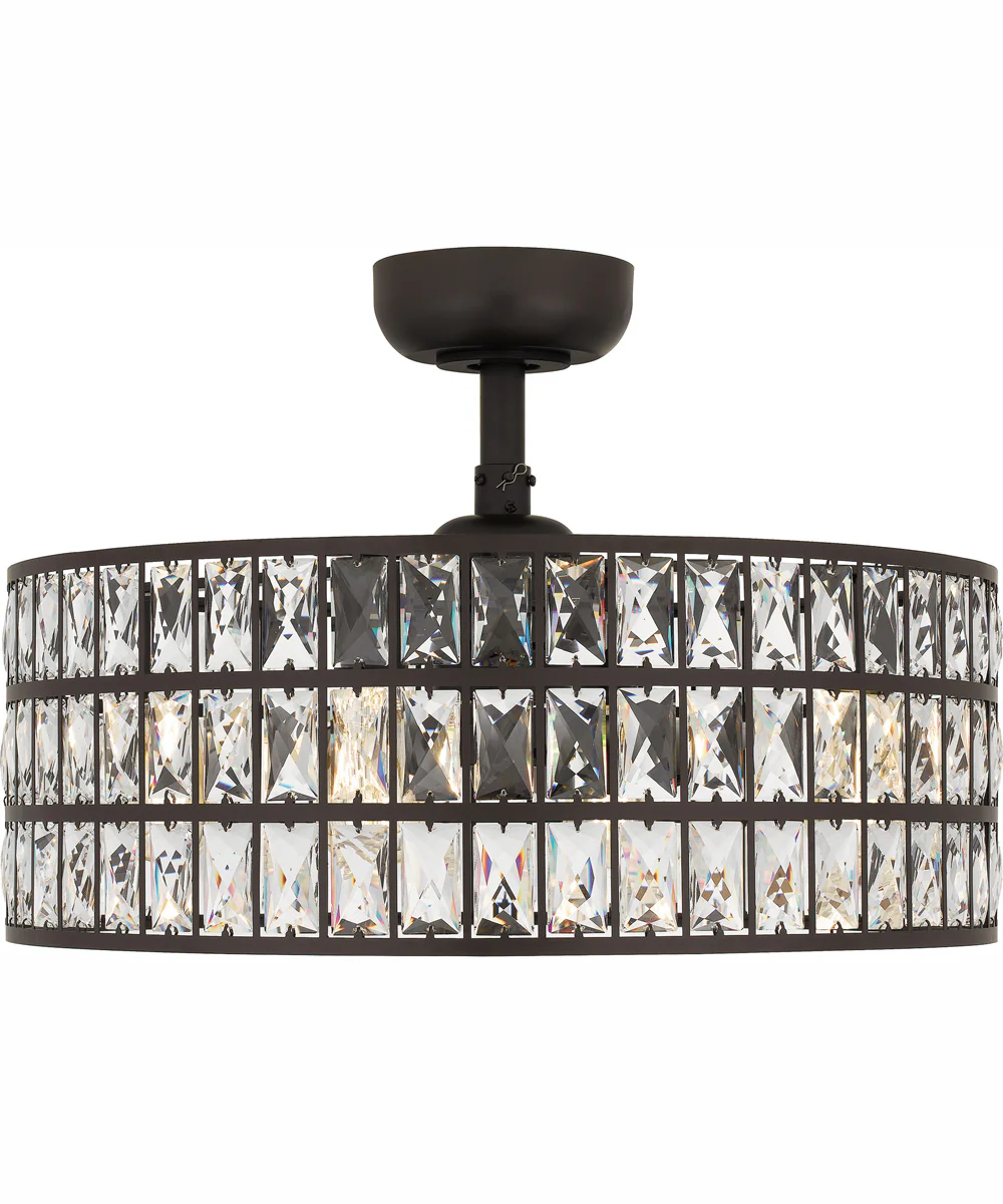 Quoizel Fandelier 4-light Fandelier Western Bronze - Image 4