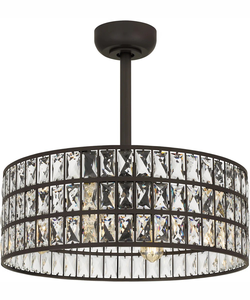 Quoizel Fandelier 4-light Fandelier Western Bronze - Image 7