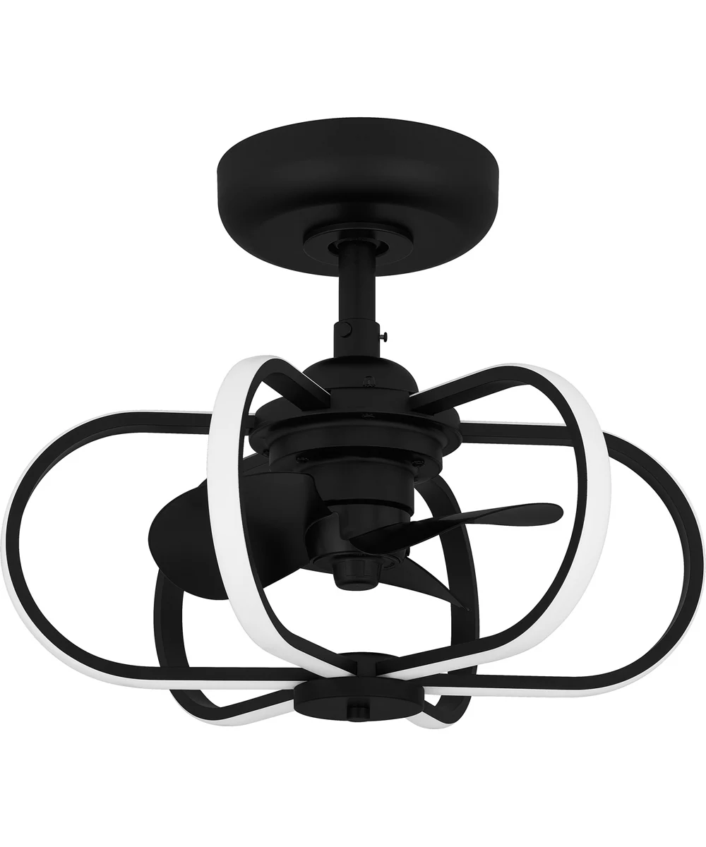 Quoizel Fandelier  Fandelier Matte Black - Image 2