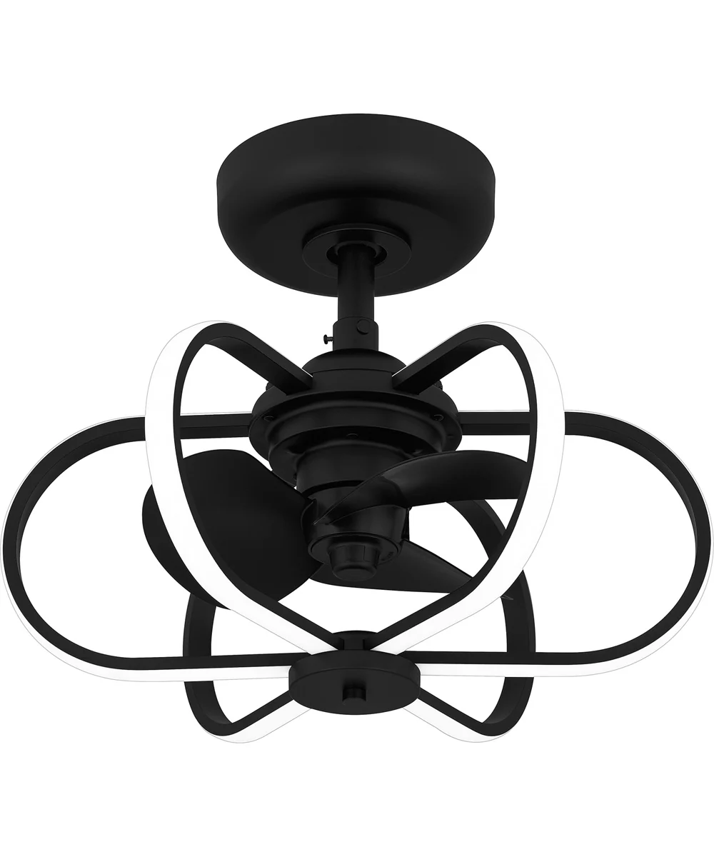 Quoizel Fandelier  Fandelier Matte Black - Image 4