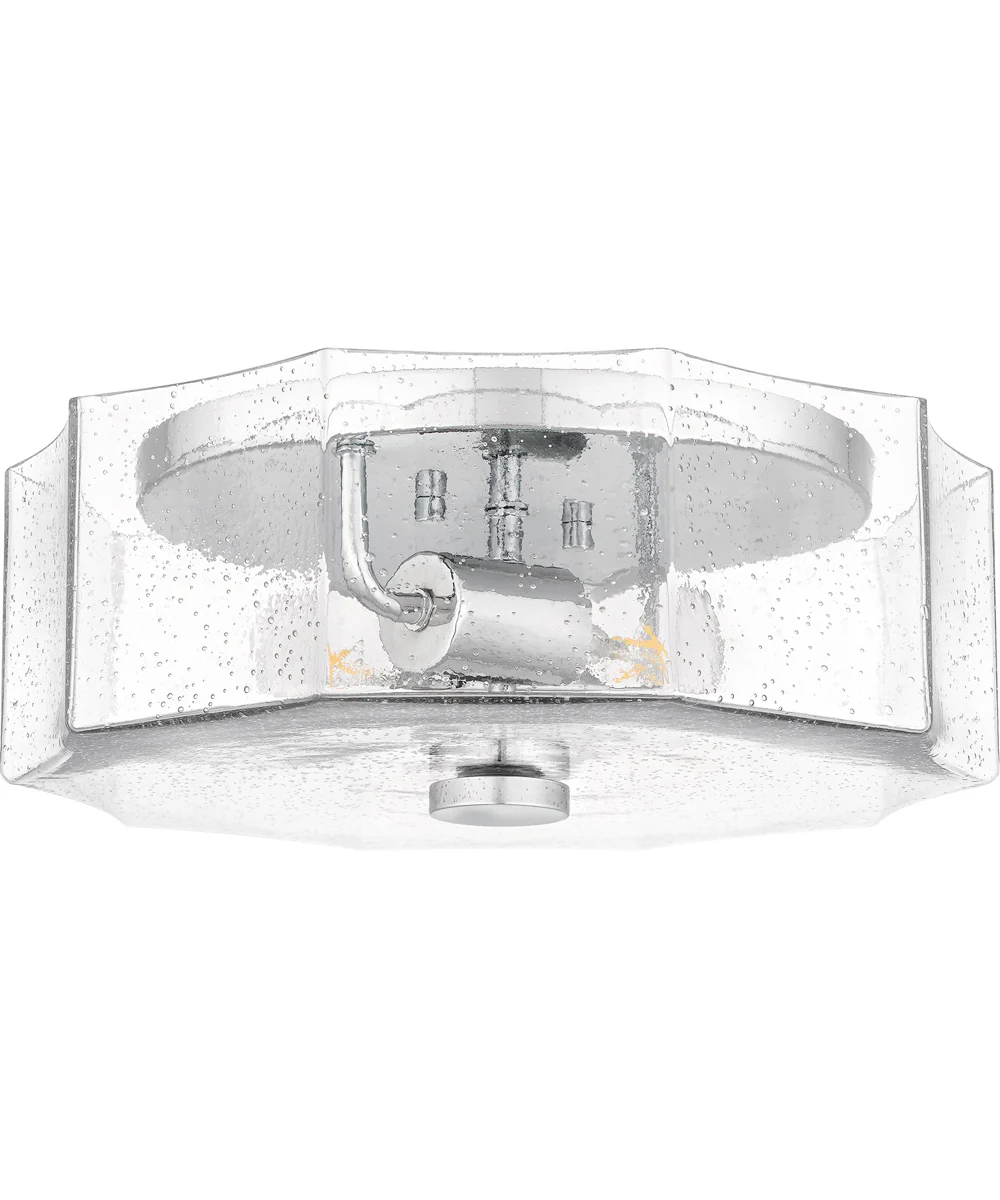Quoizel Flush Mount Medium 2-light Flush Mount Polished Chrome - Image 2