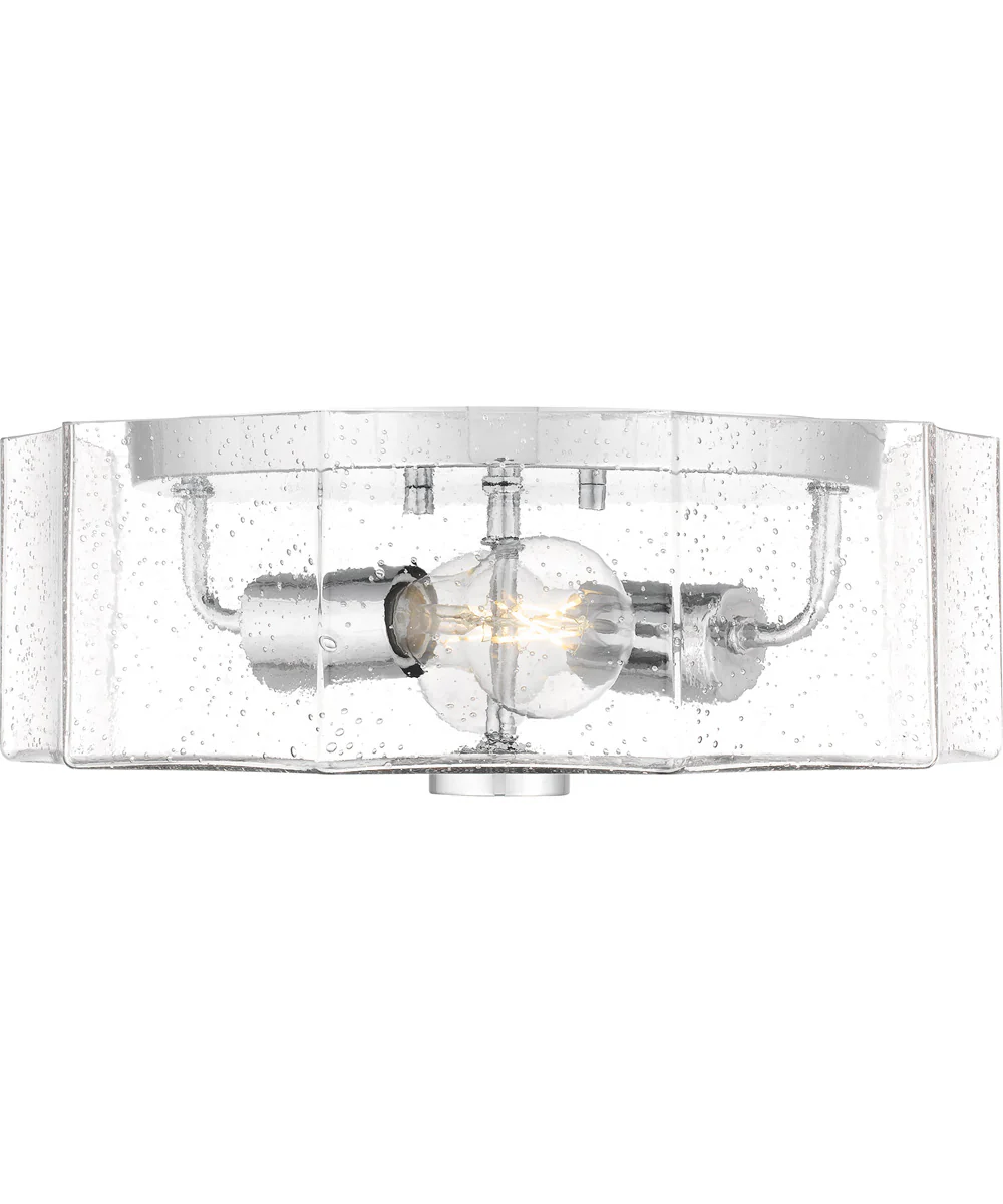 Quoizel Flush Mount Medium 2-light Flush Mount Polished Chrome - Image 3