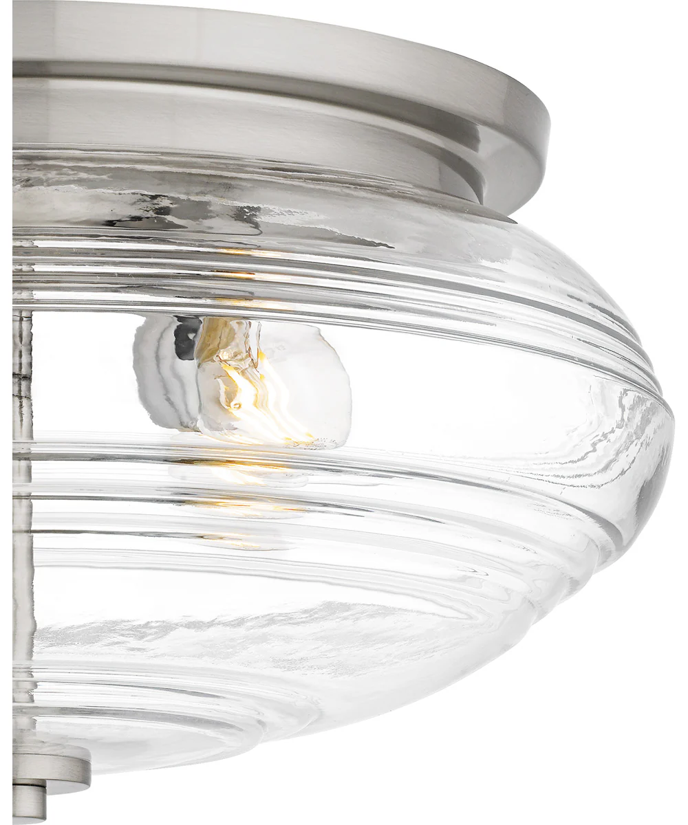 Quoizel Flush Mount Medium 4-light Flush Mount Brushed Nickel - Image 5