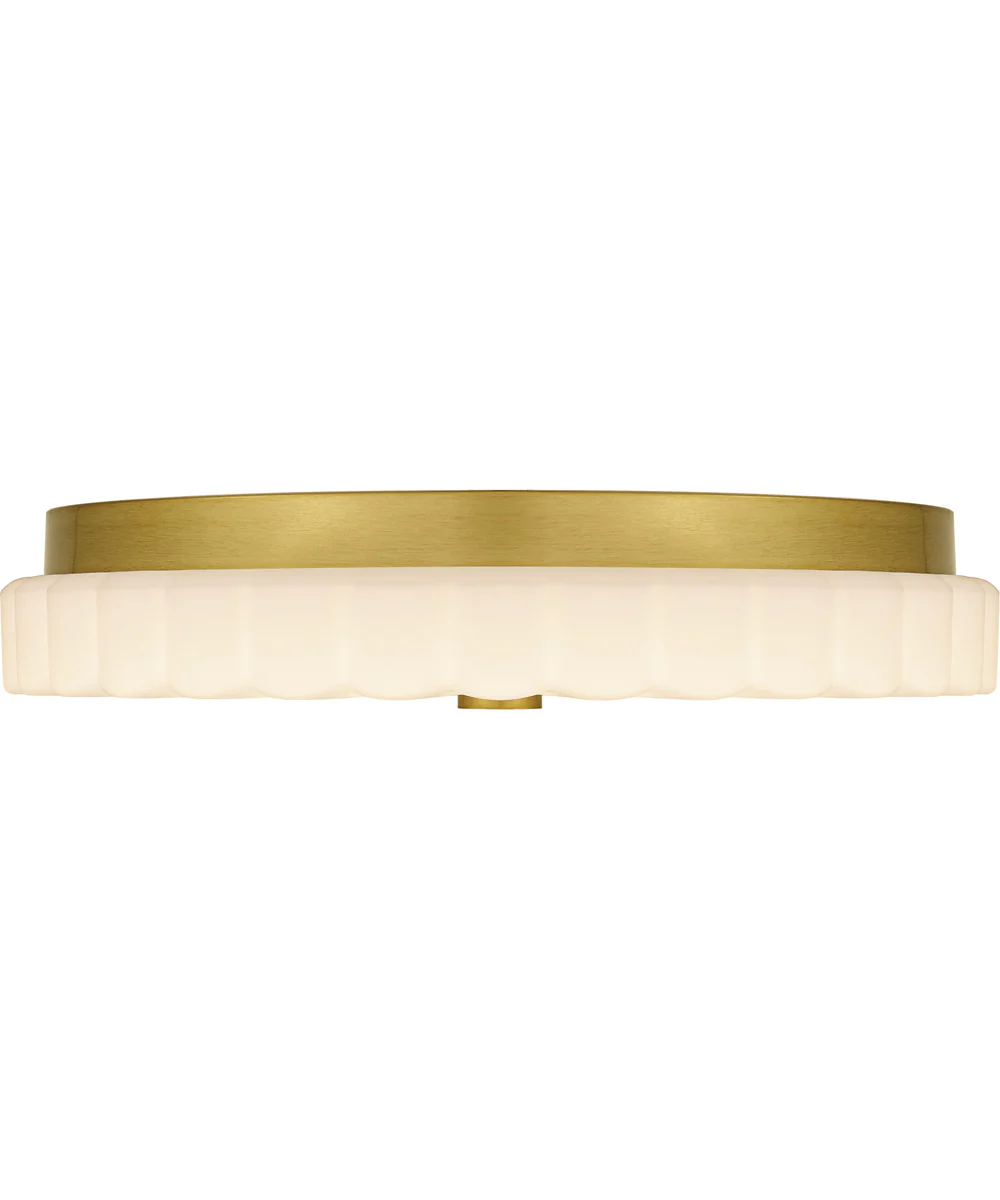 Quoizel Flush Mount Medium Flush Mount Brushed Gold - Image 3