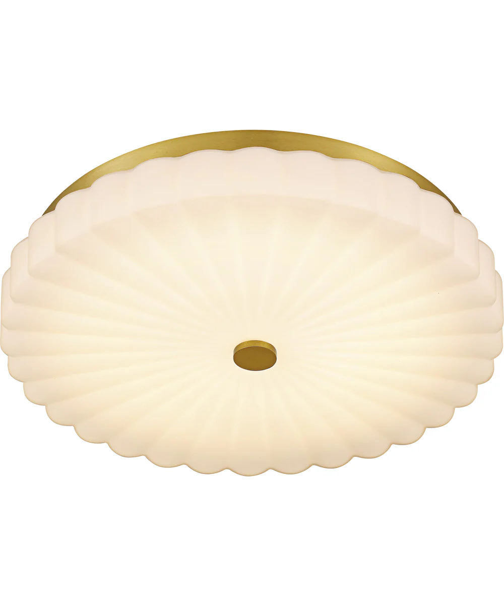 Quoizel Flush Mount Medium Flush Mount Brushed Gold - Image 4