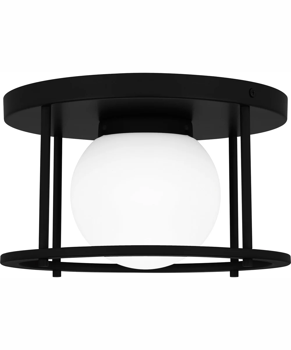 Quoizel Flush Mount Small 1-light Flush Mount Matte Black - Image 4