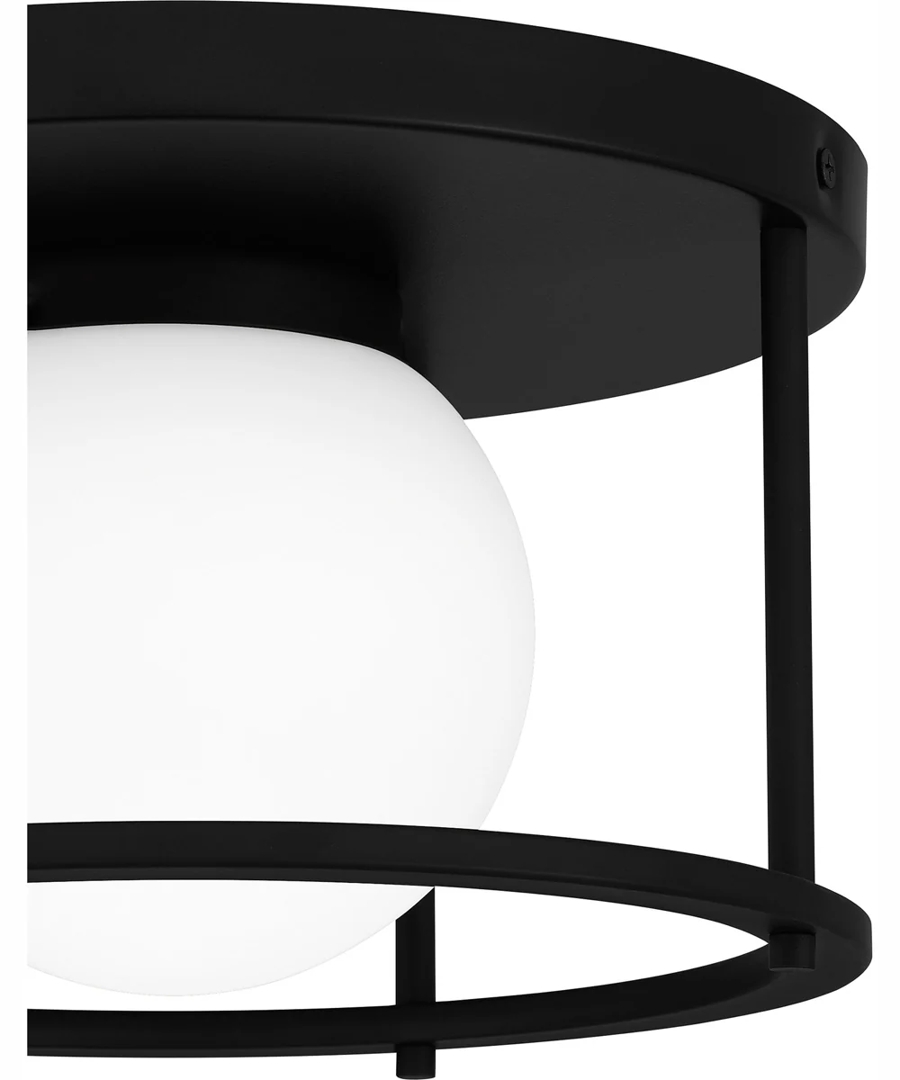 Quoizel Flush Mount Small 1-light Flush Mount Matte Black - Image 6