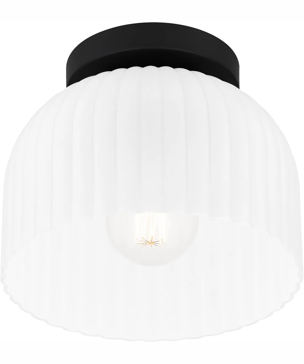 Quoizel Flush Mount Small 1-light Flush Mount Matte Black - Image 5