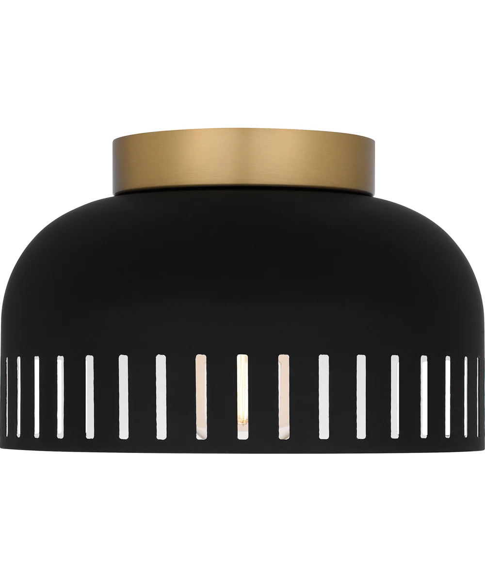 Quoizel Flush Mount Small 1-light Flush Mount Matte Black - Image 3