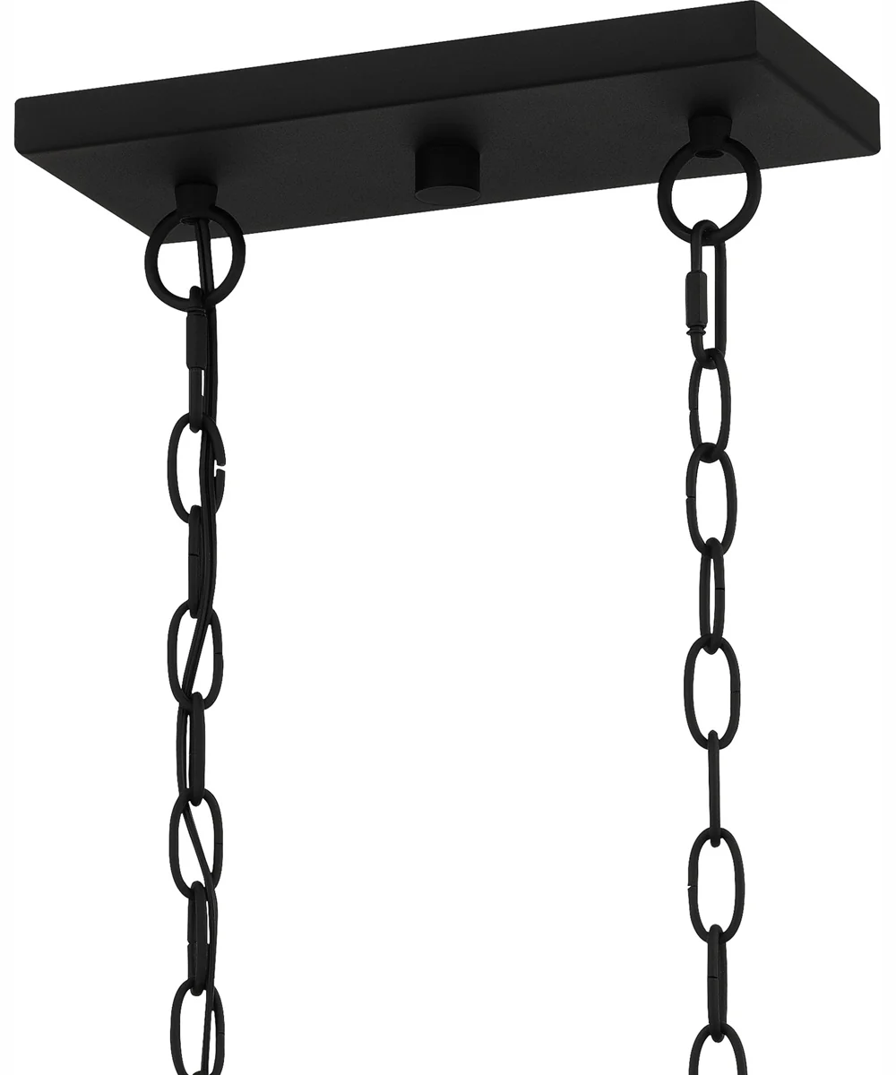 Quoizel Linear Chandelier 4-light Island Light Earth Black - Image 7