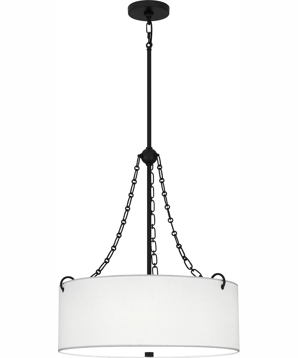 Quoizel Oversized Pendant 4-light Pendant Matte Black - Image 2