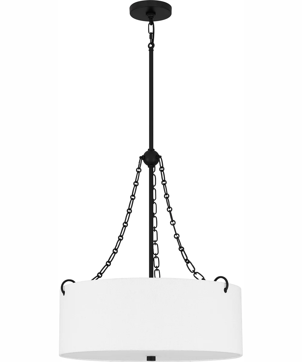 Quoizel Oversized Pendant 4-light Pendant Matte Black - Image 3