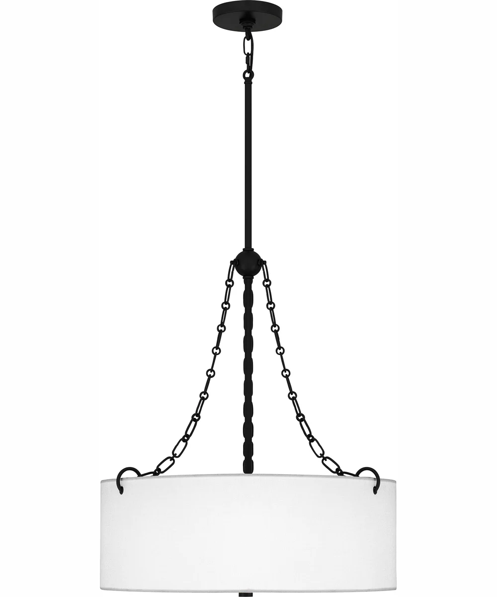 Quoizel Oversized Pendant 4-light Pendant Matte Black - Image 4