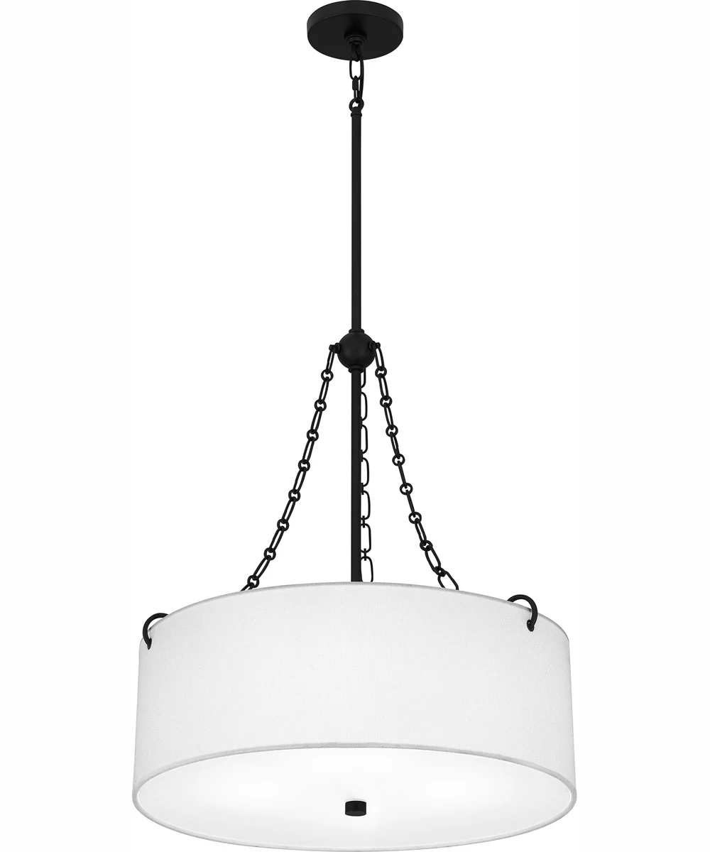 Quoizel Oversized Pendant 4-light Pendant Matte Black - Image 5