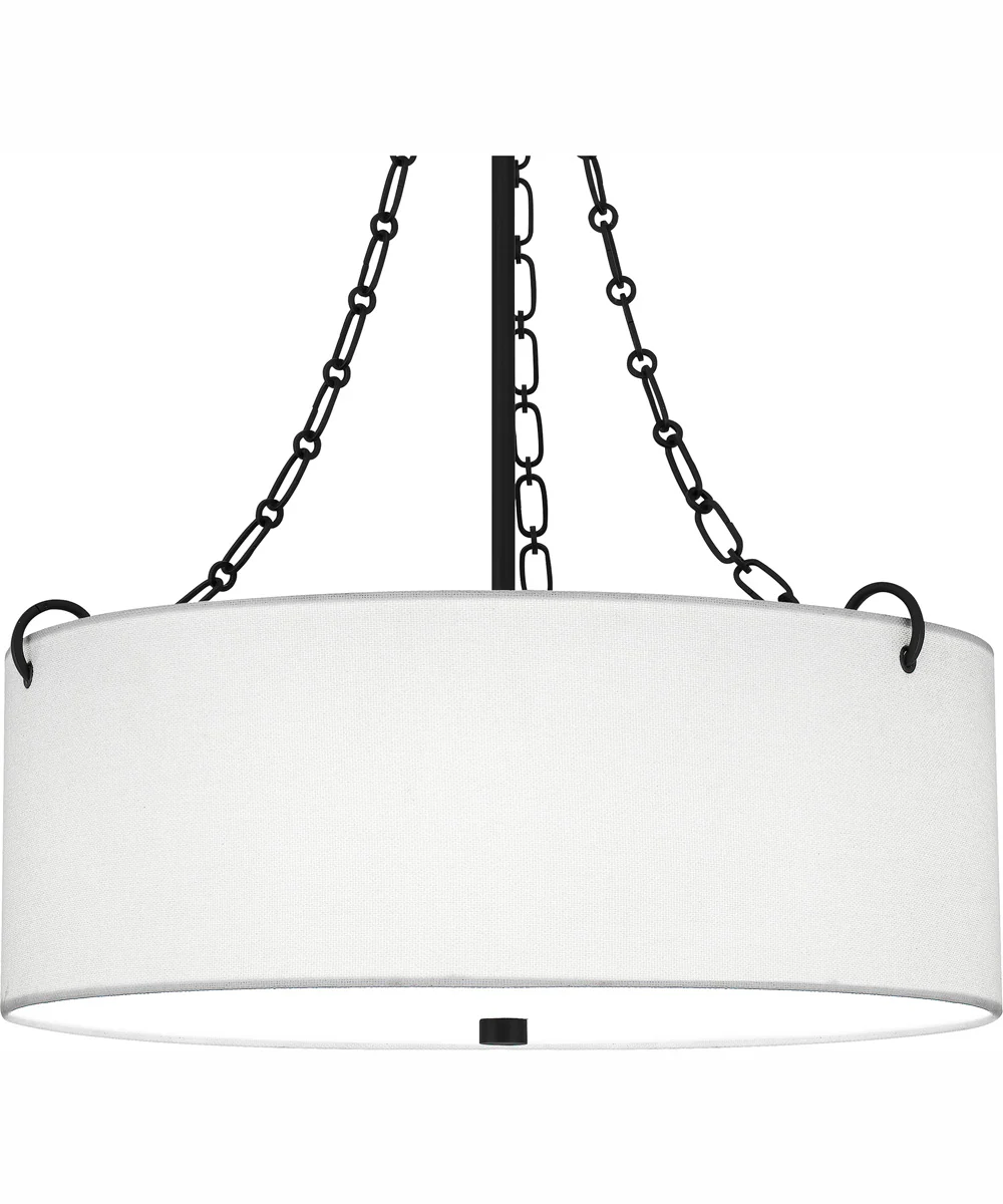 Quoizel Oversized Pendant 4-light Pendant Matte Black - Image 6