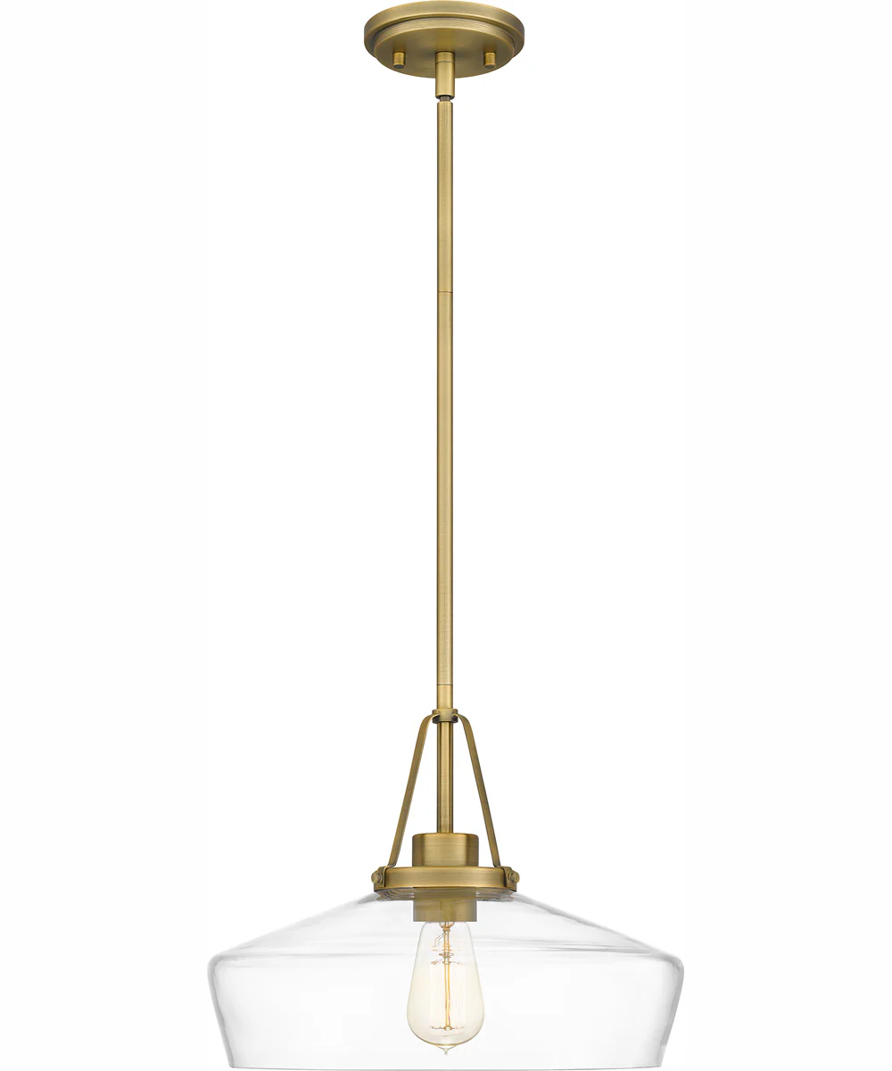 Quoizel Pendant 1-light Pendant Aged Brass - Image 4