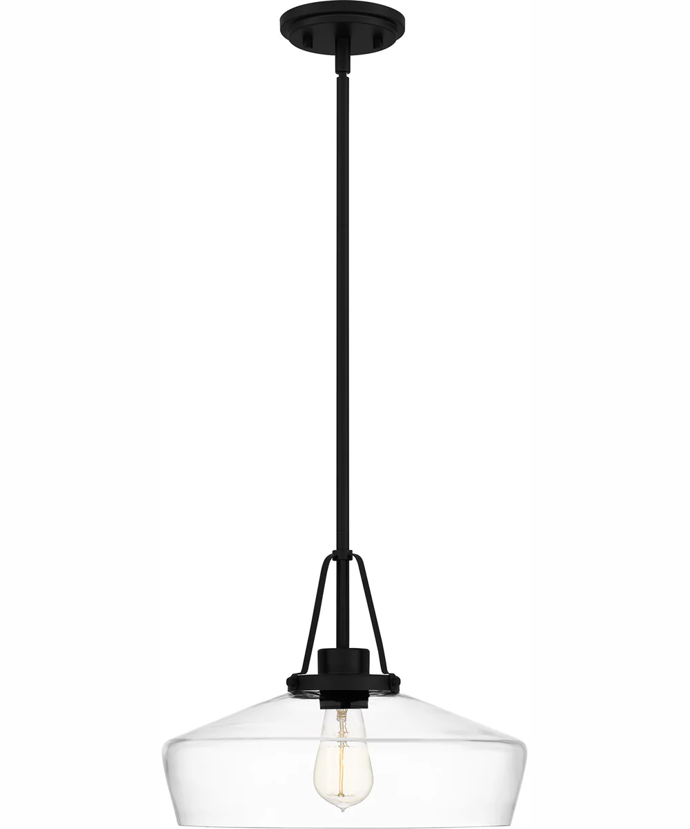 Quoizel Pendant 1-light Pendant Matte Black - Image 4