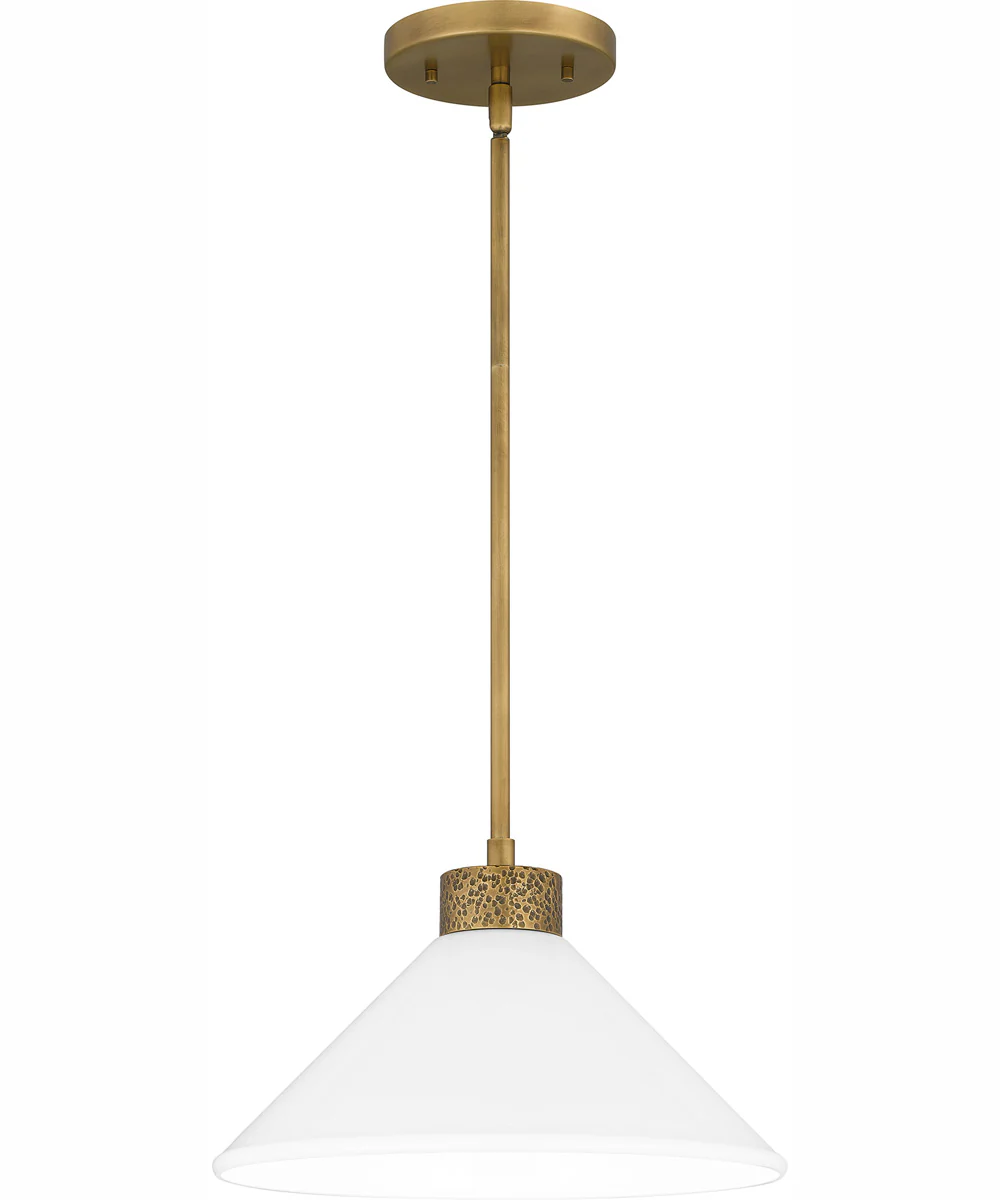 Quoizel Pendant 1-light Pendant Weathered Brass - Image 2
