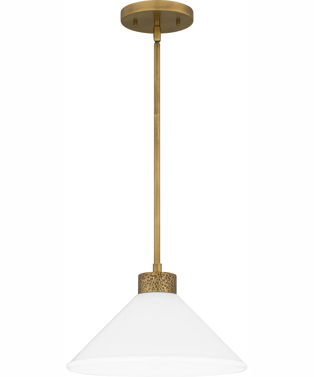 Quoizel Pendant 1-light Pendant Weathered Brass - Image 3