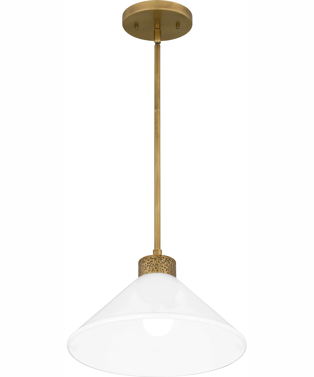 Quoizel Pendant 1-light Pendant Weathered Brass - Image 5