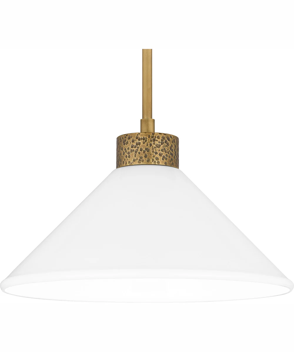 Quoizel Pendant 1-light Pendant Weathered Brass - Image 6