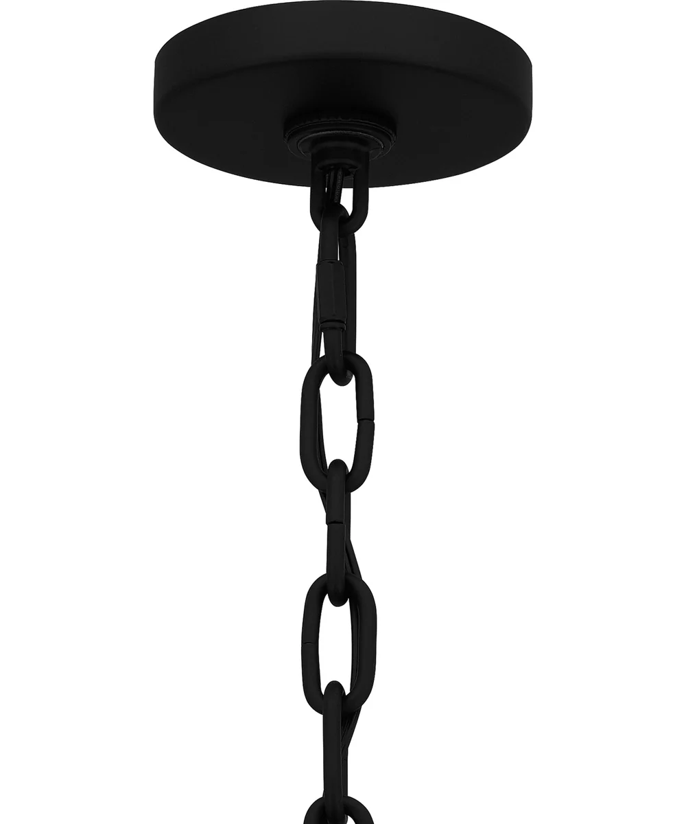 Quoizel Pendant 3-light Pendant Matte Black - Image 6