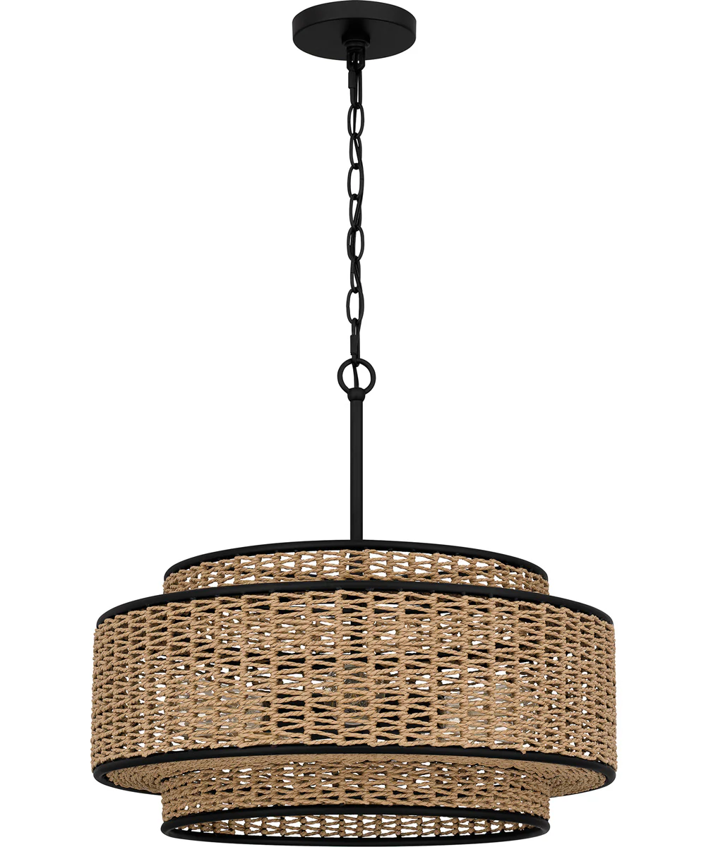 Quoizel Pendant 5-light Pendant Matte Black - Image 2