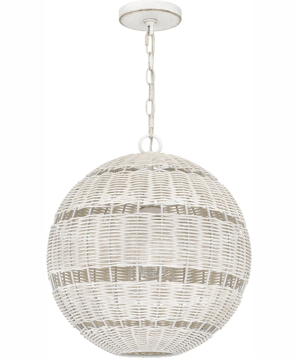 Quoizel Pendant Large 1-light Pendant Antique White - Image 3