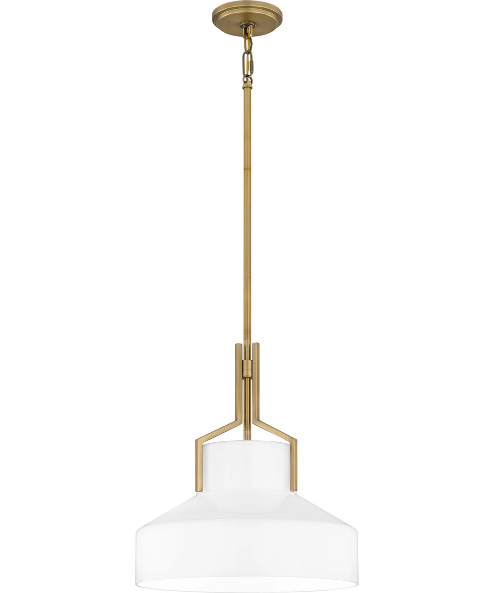 Quoizel Pendant Large 2-light Pendant Aged Brass