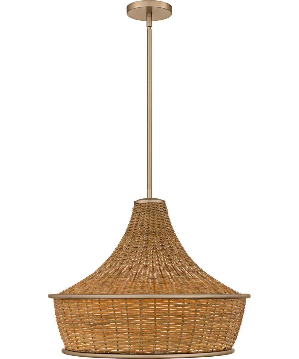 Quoizel Pendant Large 3-light Pendant Bronze Gold - Image 3
