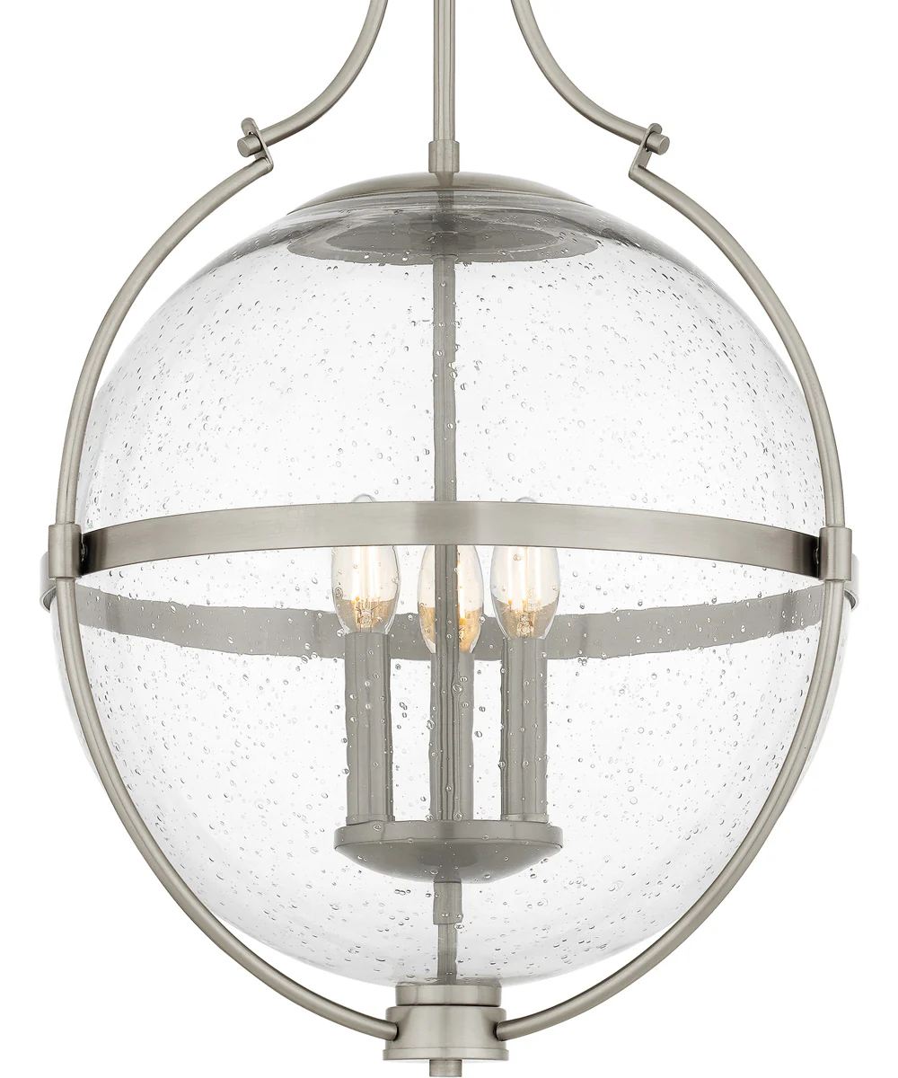 Quoizel Pendant Large 3-light Pendant Brushed Nickel - Image 5