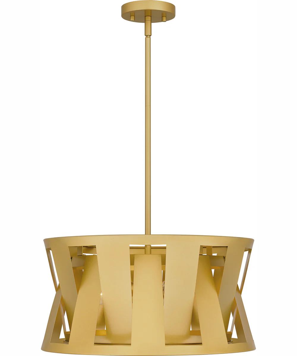 Quoizel Pendant Large 3-light Pendant Soft Gold - Image 4