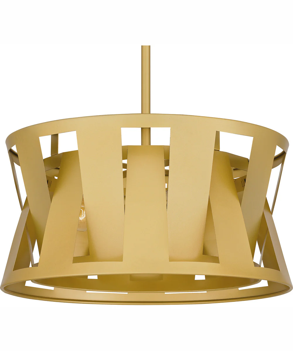 Quoizel Pendant Large 3-light Pendant Soft Gold - Image 6