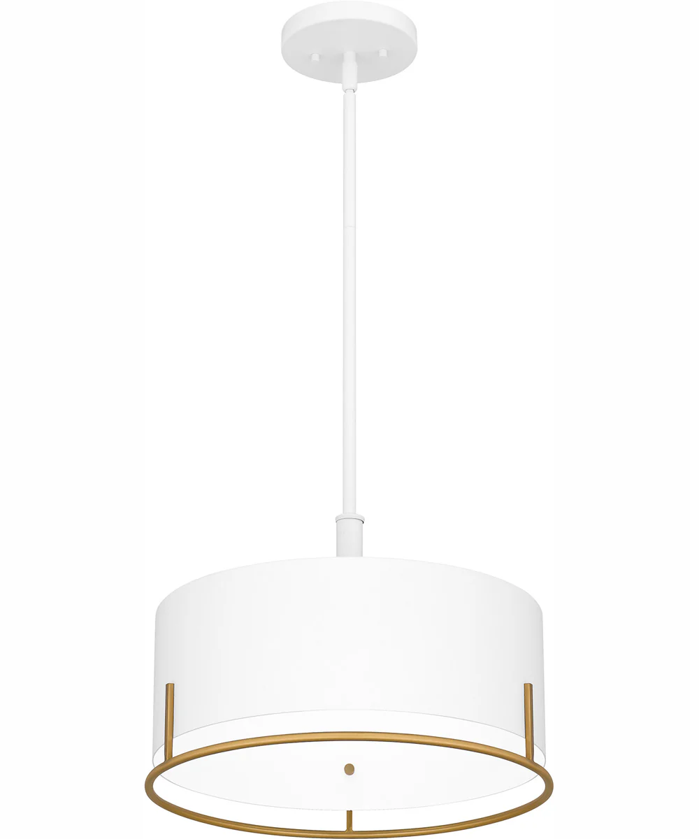 Quoizel Pendant Large 3-light Pendant White - Image 5