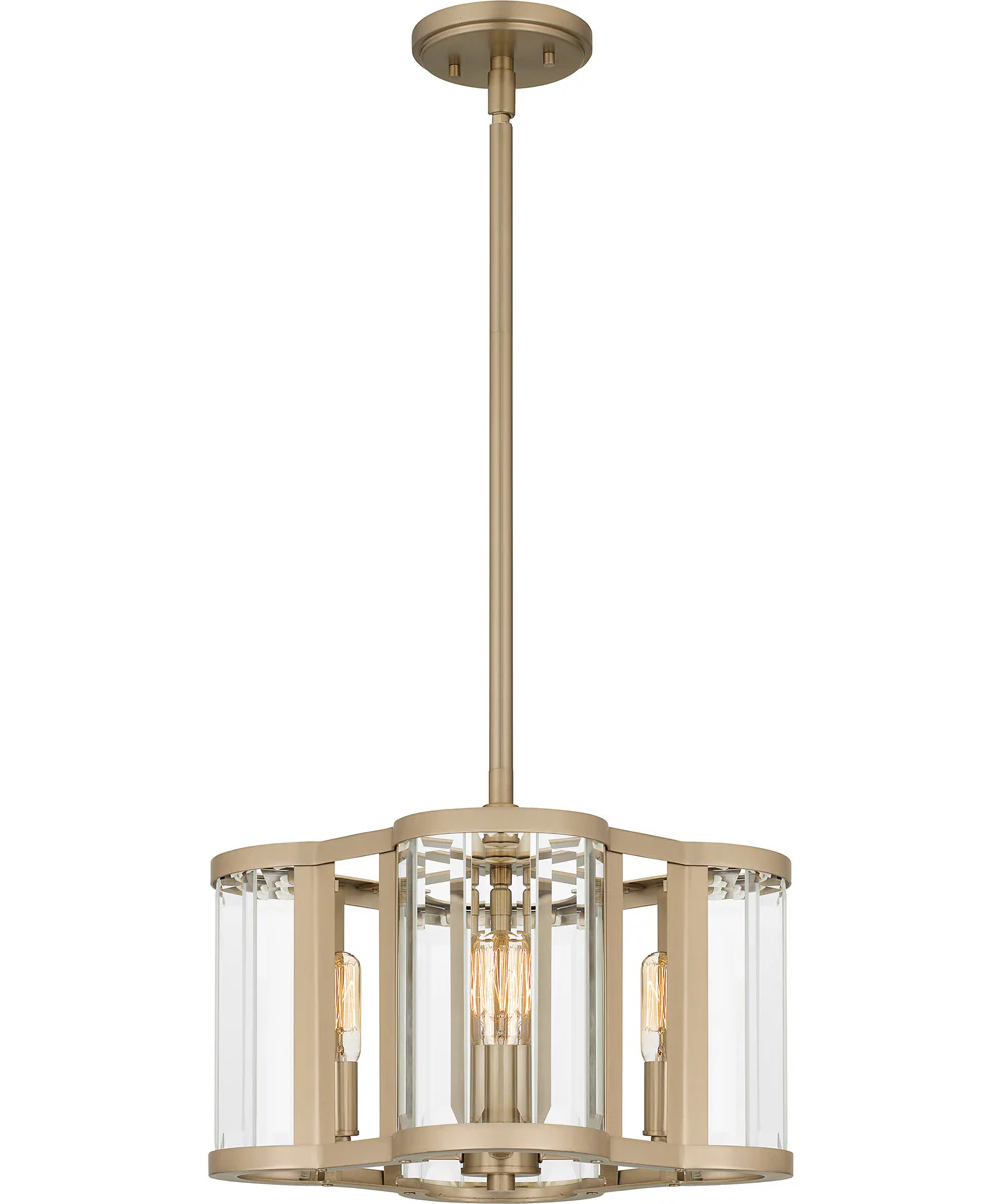 Quoizel Pendant Large 4-light Pendant Bronze Gold