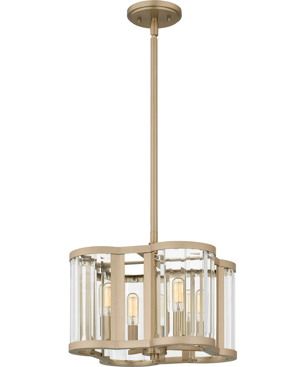 Quoizel Pendant Large 4-light Pendant Bronze Gold - Image 3