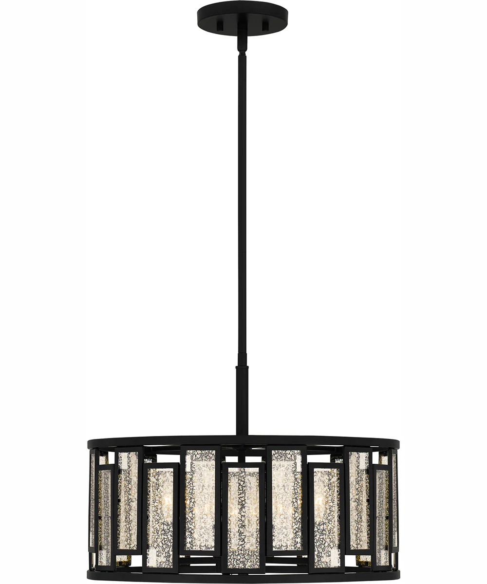 Quoizel Pendant Large 4-light Pendant Matte Black - Image 4