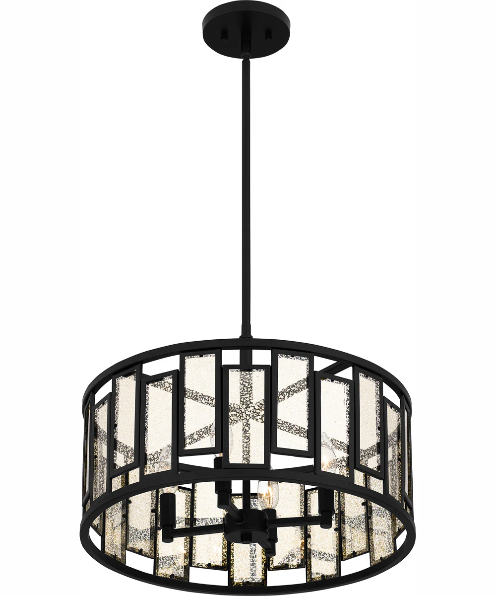 Quoizel Pendant Large 4-light Pendant Matte Black - Image 5