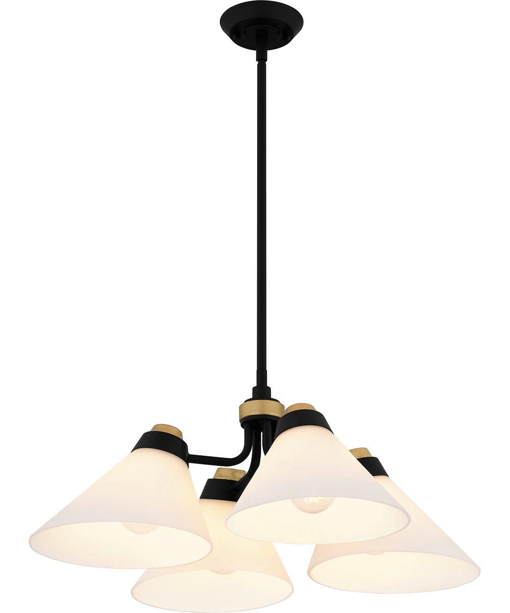 Quoizel Pendant Large 4-light Pendant Matte Black - Image 4