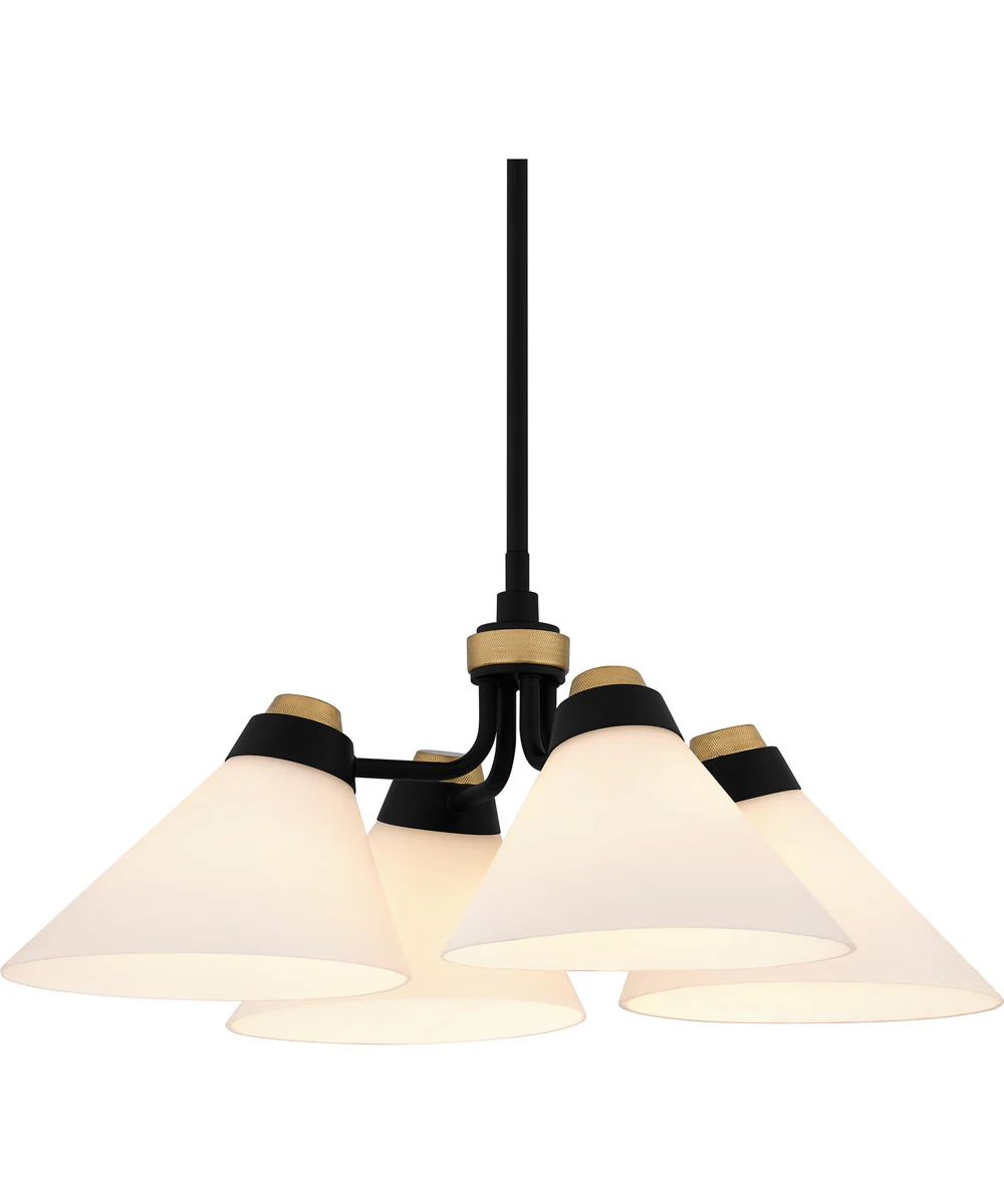 Quoizel Pendant Large 4-light Pendant Matte Black - Image 5
